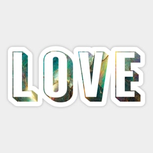 Love 3D Quartz Sticker